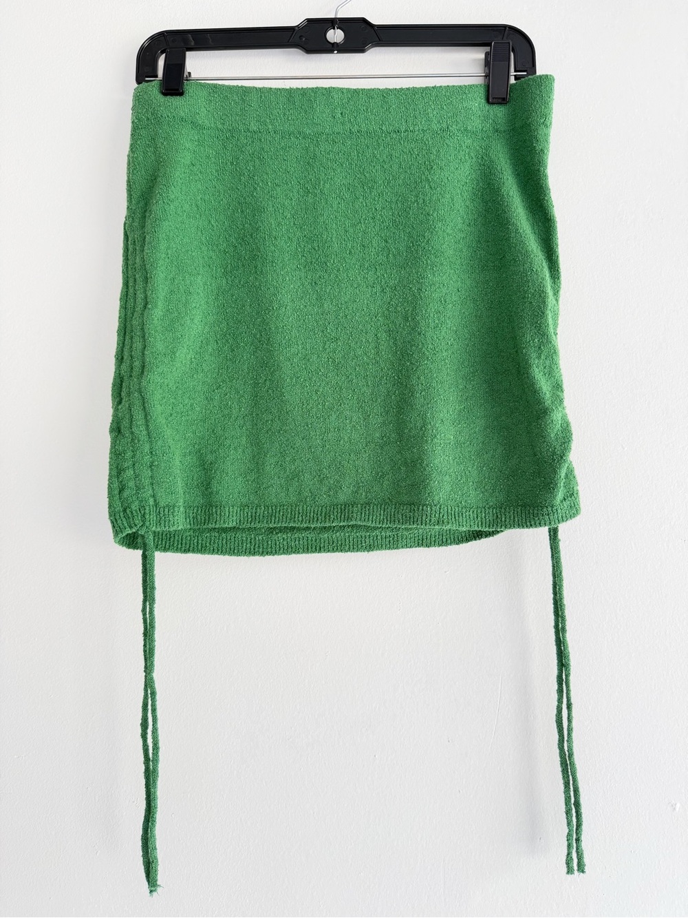 Free People Beach Green Cabo Cinched Bodycon Mini Skirt Small 57018 - Picture 4 of 9
